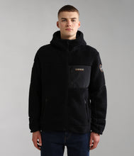 Φόρτωση εικόνας στο εργαλείο προβολής Συλλογής, Napapijri Ανδρικό Fleece Yupik Full Zip 3 Black
