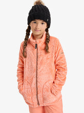 Φόρτωση εικόνας στο εργαλείο προβολής Συλλογής, Roxy Παιδικό Fleece Igloo Coral Chic Big Flower Emboss